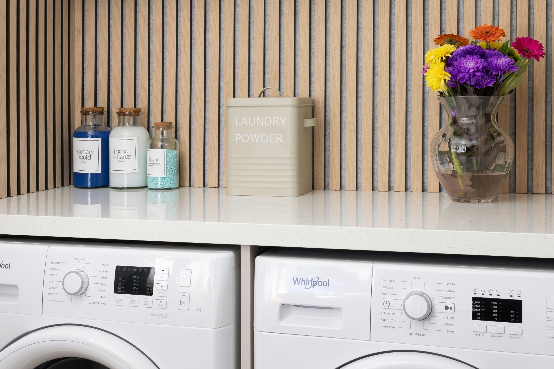 Eco-friendly laundry room makeover with sustainable washing and drying practices