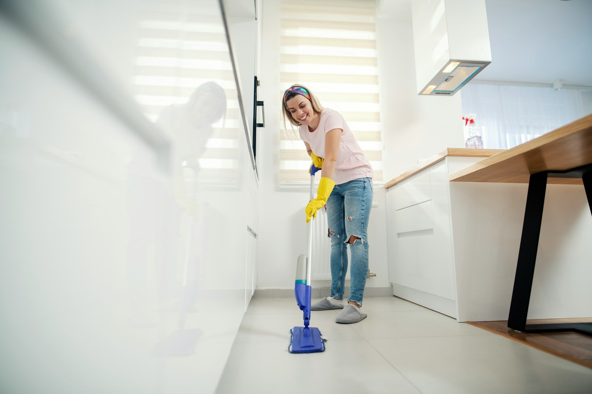 Cleaning supplies neatly stored, smart storage ideas for your sustainable cleaning supplies