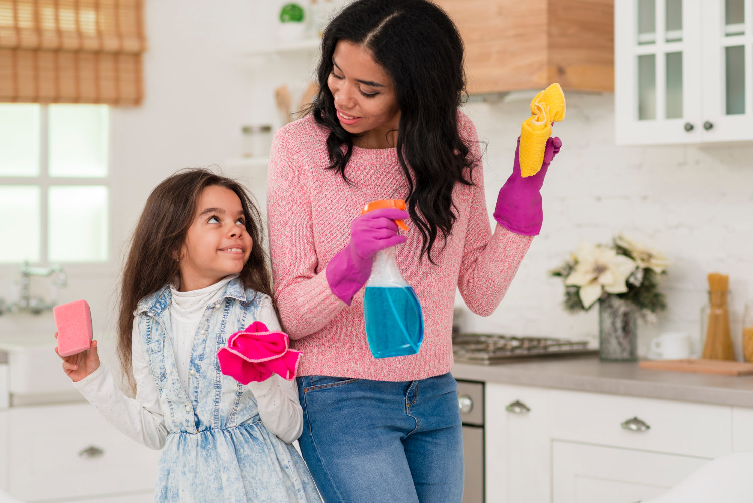 Family home housekeeping, eco-friendly cleaning tips for busy families to stay clean and green