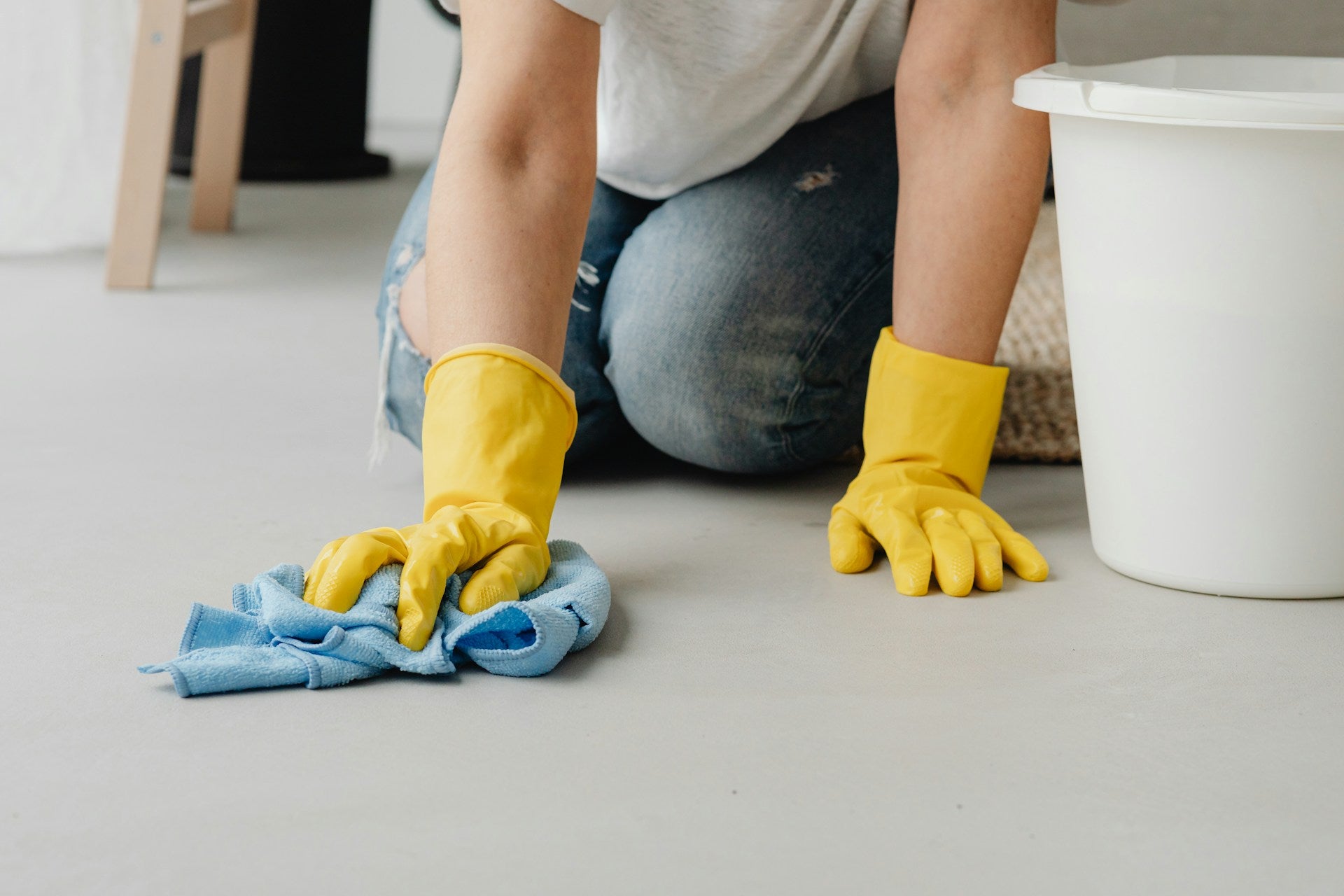 Eco-friendly cleaning products lined up, must-have sustainable cleaning supplies for every home