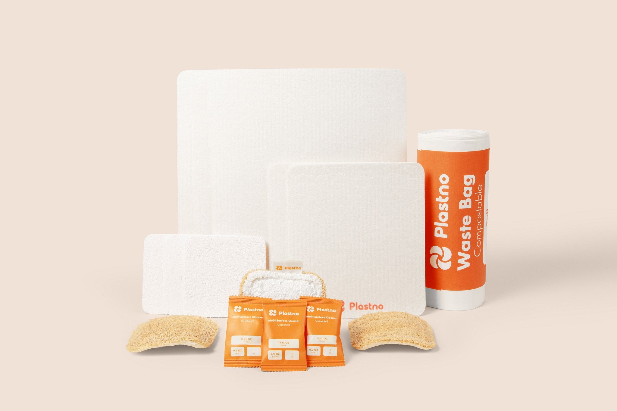 Plastno zero waste cleaning kits and starter sets