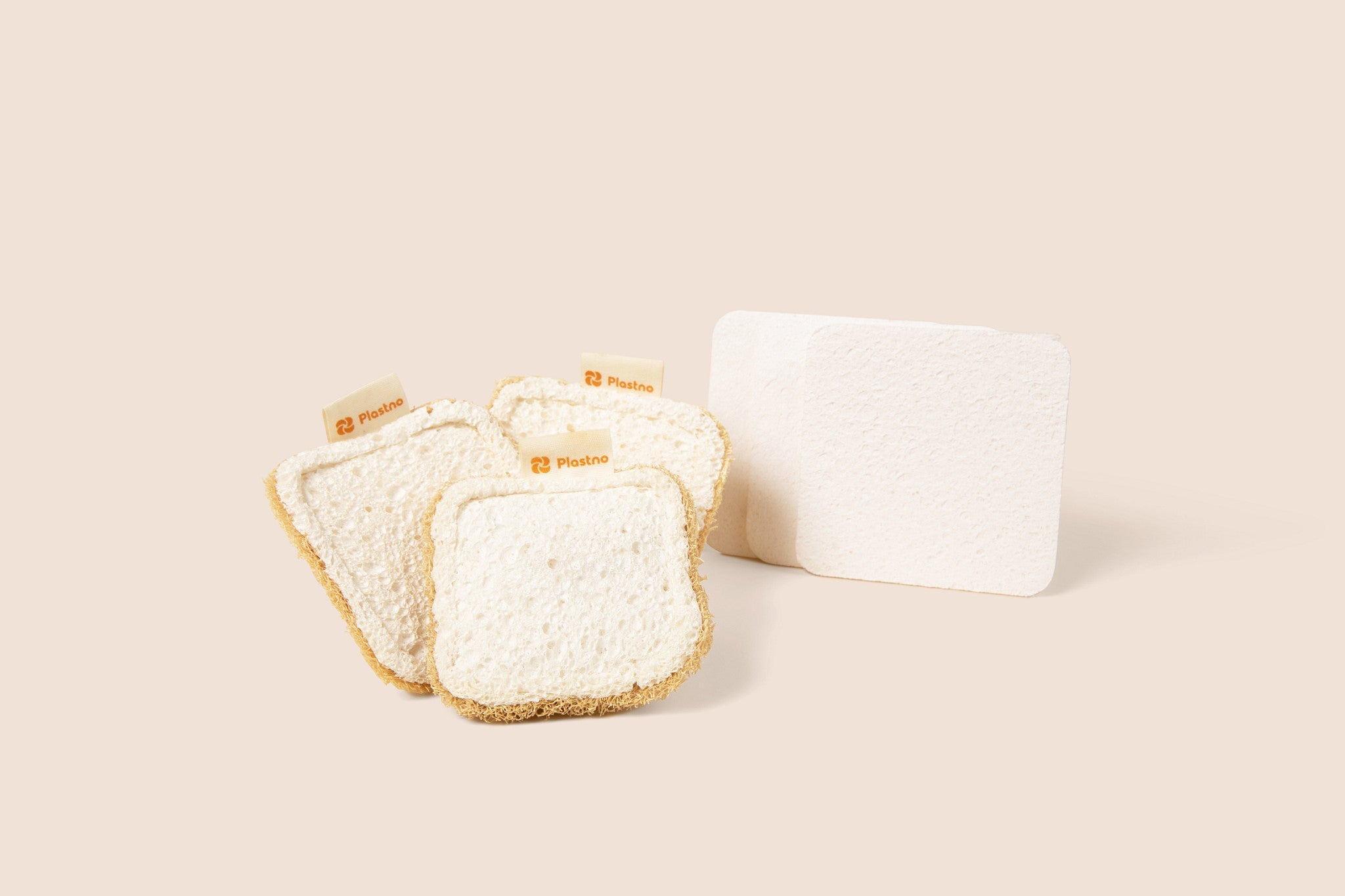 Plastno biodegradable kitchen sponges and plastic-free cleaning cloths