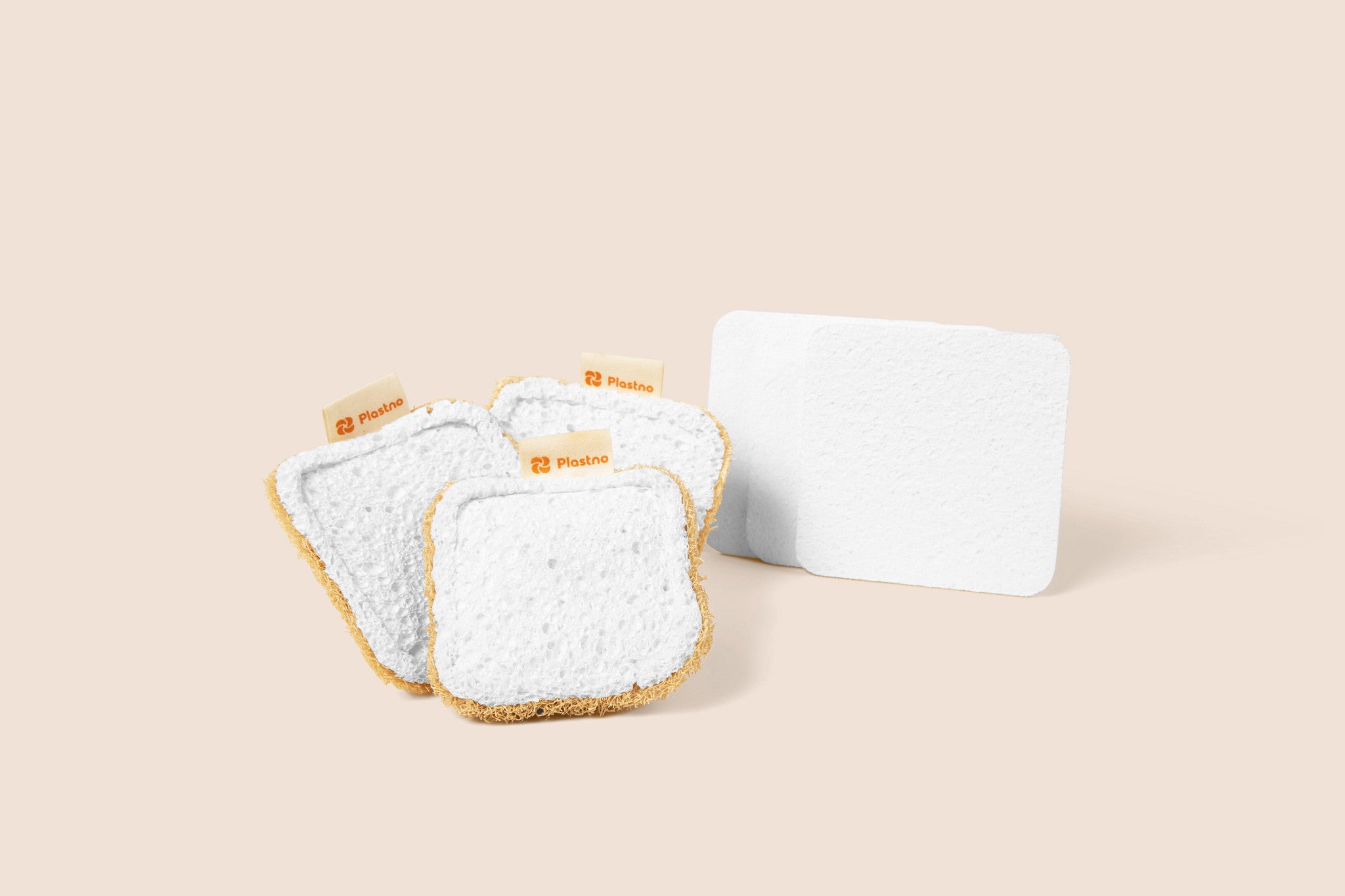 Plastno biodegradable cleaning sponges and Swedish dishcloths, plastic-free swaps for the kitchen