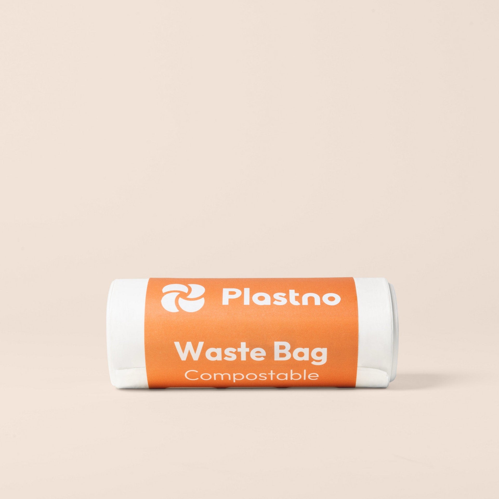 Plastno Waste Bag Short: 4 gallon compostable trash bags with a drawstring for small bins