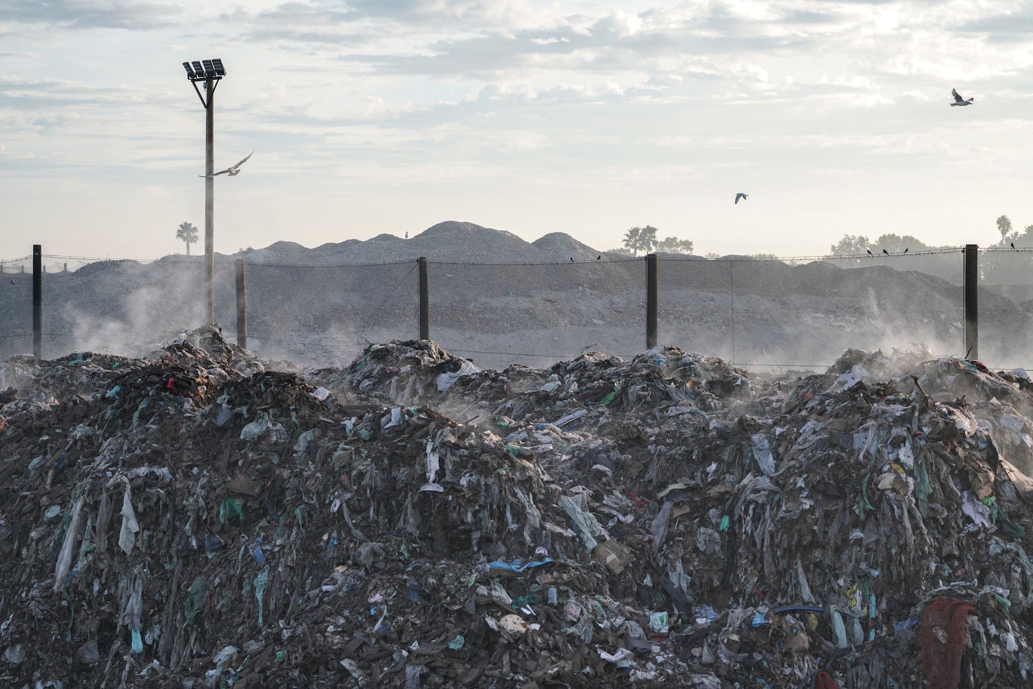 Non-compostable trash bags are permanent