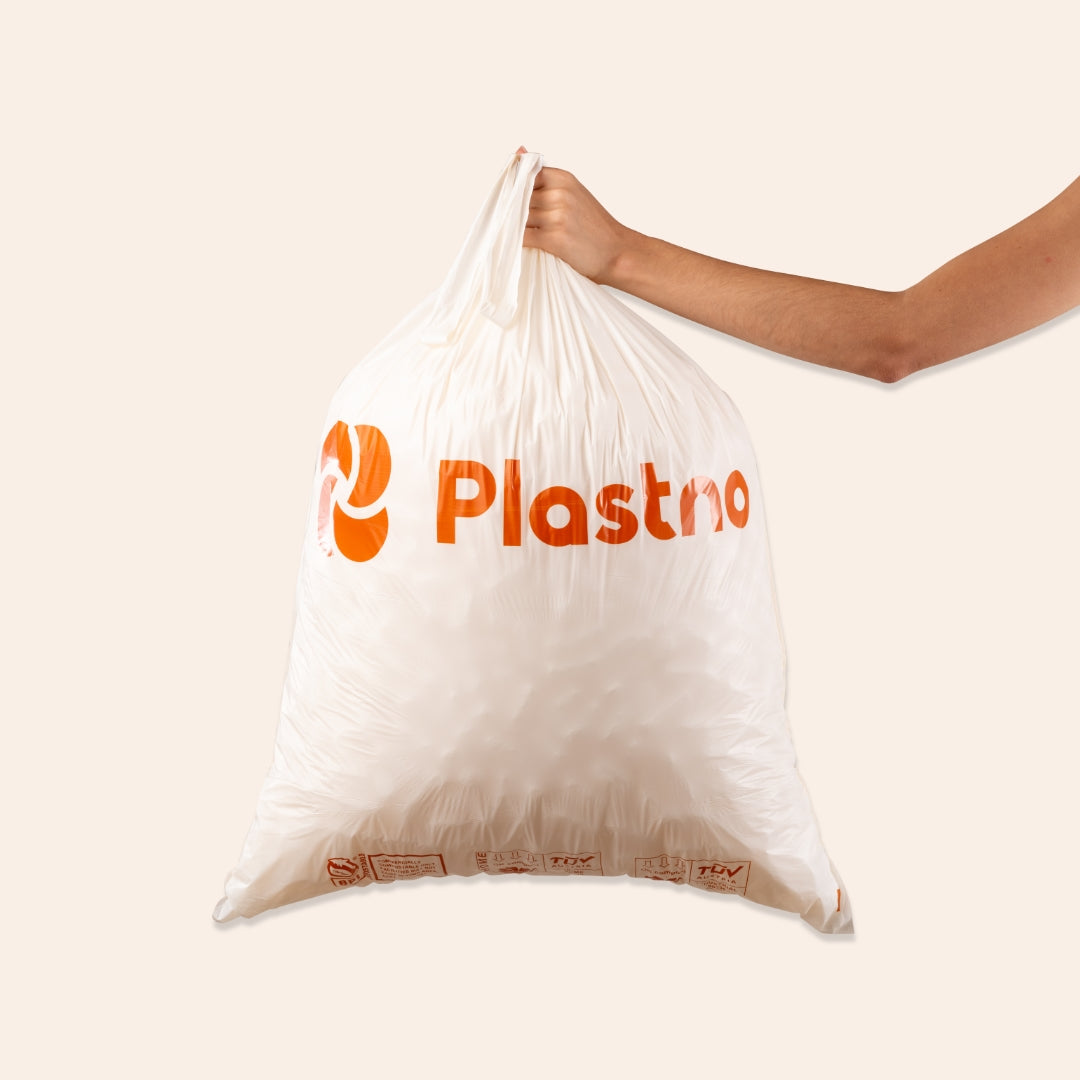 Plastno Compostable Trash Bags 13 Gallon