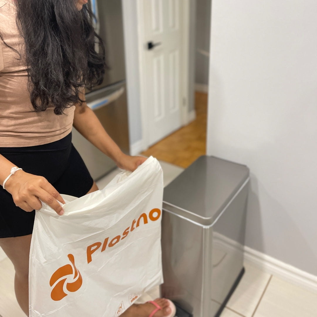 Plastno Compostable Trash Bags 13 Gallon